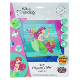Crystal Art pohlednice Ariel
