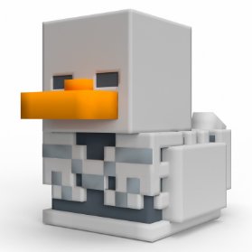 Tubbz kachnička malá Minecraft - Skeleton