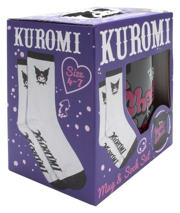 Dárkový set hrnek a ponožky Kuromi