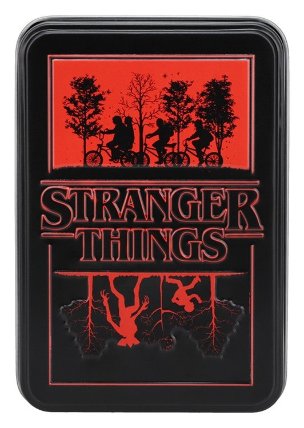 Hrací karty Stranger Things v plechovce