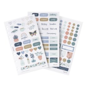 Filofax náplň Multi, samolepky Botanical, Osobní/A5