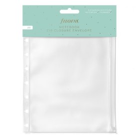 FILOFAX Notebook, náplň A5, průhledná kapsa na zip