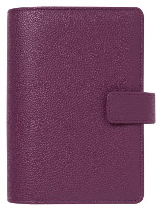 Kroužkový diář FILOFAX Camden, Osobní, plum, modulární