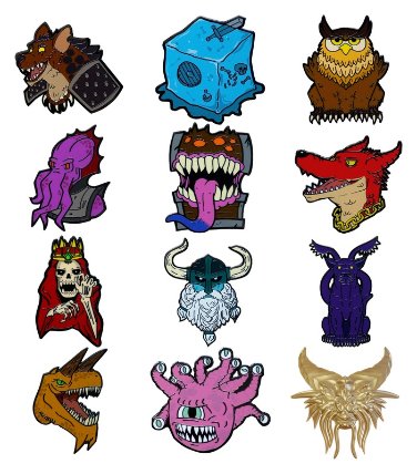 Mystery odznak Dungeons & Dragons 50. výročí