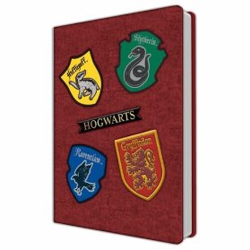 Harry Potter - Zápisník Znaky kolejí A5