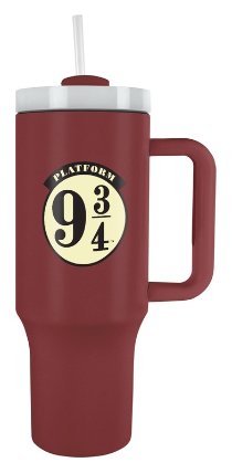 Harry Potter Cestovní hrnek s brčkem Nástupiště 9 a 3/4