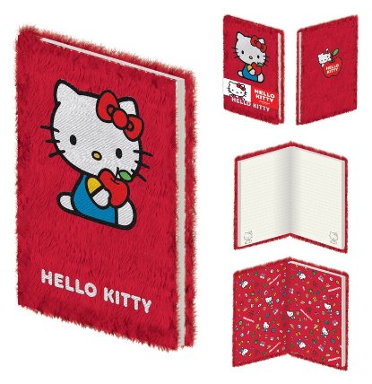 Hello Kitty plyšový blok A5 DPL10