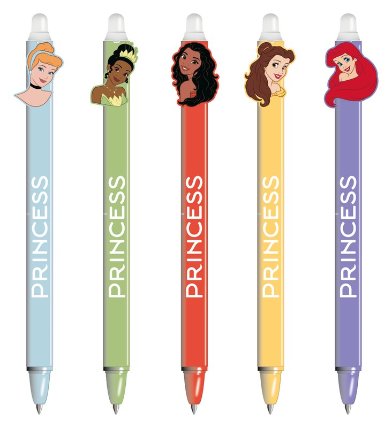Disney Princezny Gumovací gelové pero