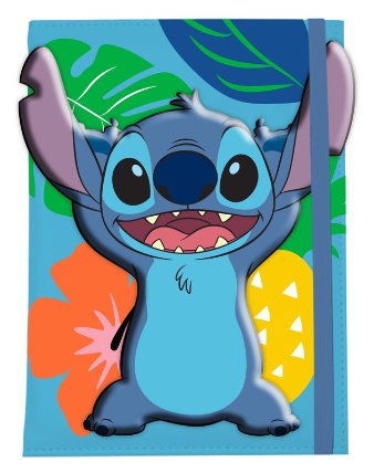 Lilo a Stitch squishy blok A5 modrý