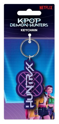 KPop Demon Hunters Klíčenka gumová (Huntrix Logo)