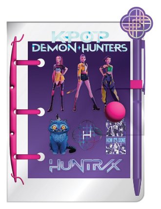 K-pop Demon Hunters sada (mini blok, pero a samolepky)