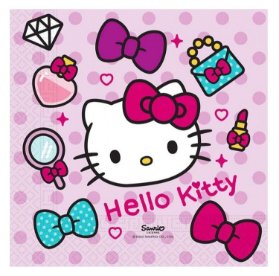 Papírové party ubrousky Hello Kitty 20ks