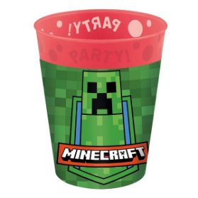 Kelímek plastový opakovaně použitelný Minecraft 250ml 4ks