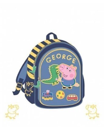 Školní taška Prasátko Peppa - modrá