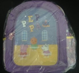 Školní taška Prasátko Peppa - fialová