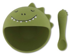 Sada prvního jídla pro děti pan dinosaurus