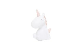 MTM Dhink Baby Noční světlo - Jednorožec bílý růžová hříva 10 cm