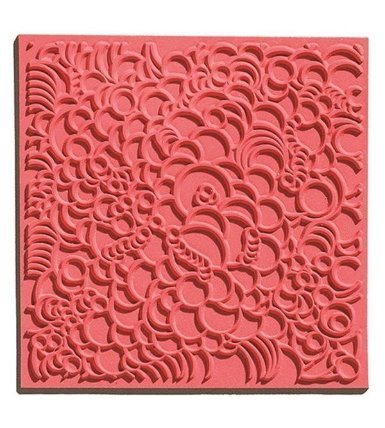 CERNIT polymerová textura - bubliny 90 x 90mm
