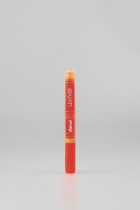 DARWI LEATHER fixy na kůži a koženku - Oranžová 6 ml
