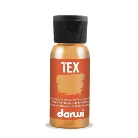 DARWI TEX barva na textil - Metalická měděná 50 ml