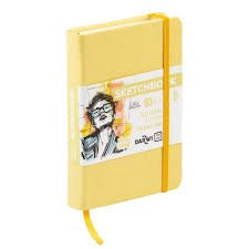 Skicovací blok Soft yellow A6 140g 80 listů