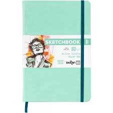 Skicovací blok Mintgreen 14x21 140g 80 listů