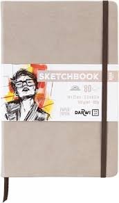 Skicovací blok Taupe 14x21 140g 80 listů