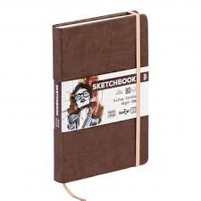 Skicovací blok Brown 14x21 140g 80 listů