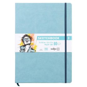 Skicovací blok Soft blue A4 140g 80 listů