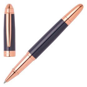 Rollerball pen Icon Blue/Rose-gold