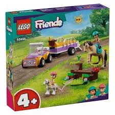 LEGO® Friends Přívěs s koněm a poníkem 42634