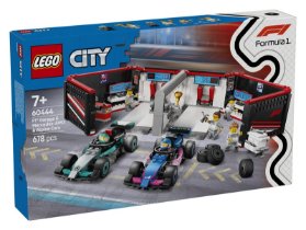 LEGO® City Garáž F1® a vozy Mercedes-AMG a Alpine 60444