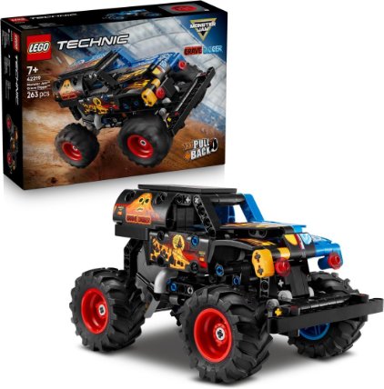 LEGO® Technic 42219 Monster Jam™ Grave Digger™ Oheň a led