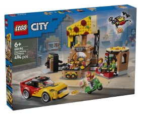 LEGO® City 60496 Rozvoz pizzy a vozidla