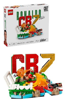 LEGO® Editions 43012 Cristiano Ronaldo – Hvězdné momenty fotbalu