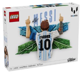 LEGO® Editions 43018 Lionel Messi – Okamžik vítězství