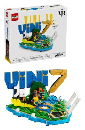 LEGO® Editions 43027 Vini Jr. – Hvězdné momenty fotbalu