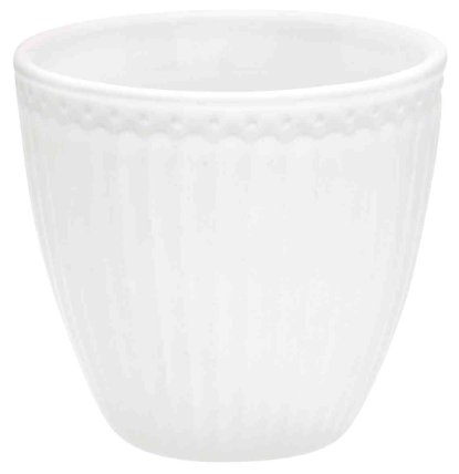 Porcelánový hrnek na latté Alice White