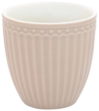 Mini porcelánový hrnek na latté Alice Creamy Fudge