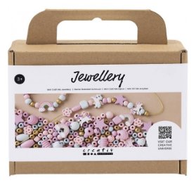Kreativní sada Šperky z korálků pastelové barvy