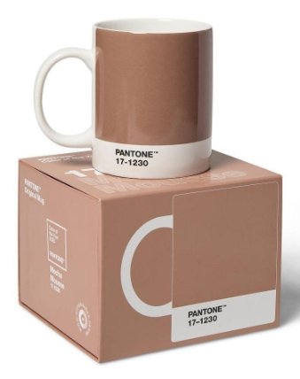 Pantone Hrnek - Mocha Mousse 17-1230 (Barva roku 2025)