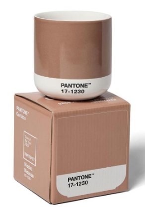 Pantone Cortado termo hrnek - Mocha Mousse 17-1230 (Barva roku 2025)
