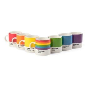 PANTONE Hrnek Espresso set 7ks - Pride v dárkovém balení