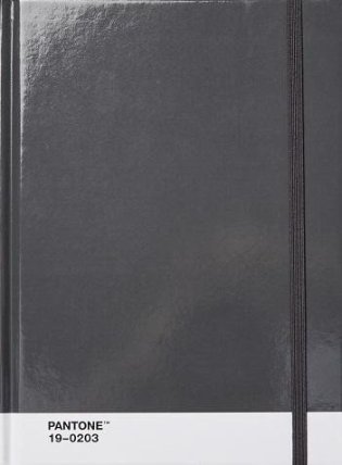 PANTONE Zápisník tečkovaný, vel. L - Grey 19-0203