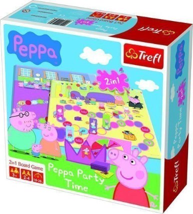 Hra: Prasátko Peppa - Party Time / Dětská desková (2v1)