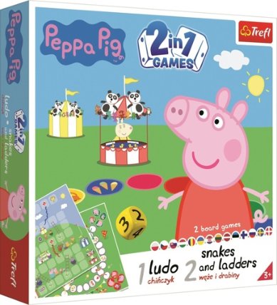 Hra: Prasátko Peppa 2v1 / Člověče, nezlob se a Hadi a žebříky