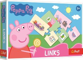Puzzle Links Prasátko Peppa 2x14 dílků