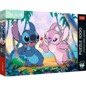 Puzzle Premium Plus Stitch & Angel 1000 dílků