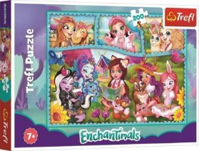 Trefl Puzzle Enchantimals / 200 dílků