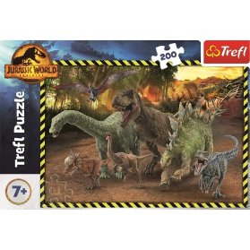 Trefl Puzzle Jurský svět: Nadvláda 200 dílků